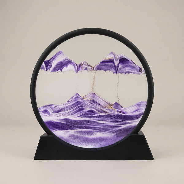 Flowing sand—calm without compromise