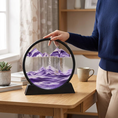 Moving Sand Art Picture - Mesmerizing Desk Display